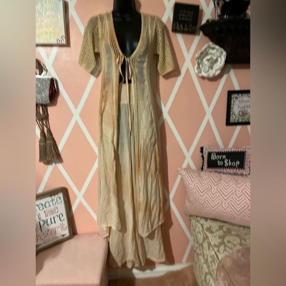 Elan Crochet Cover Up Set - Picture 1 of 13